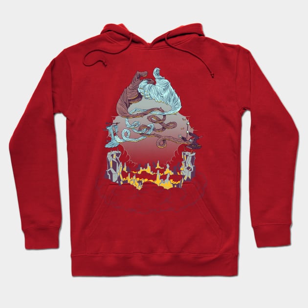 Wizard's Duel Hoodie by Made With Awesome